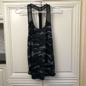 Unbranded black and grey camo woman’s tank top